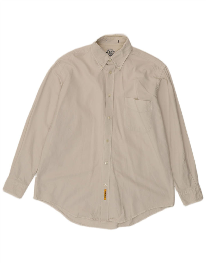 B.D. Camicia da uomo Baggies XL in cotone bianco sporco