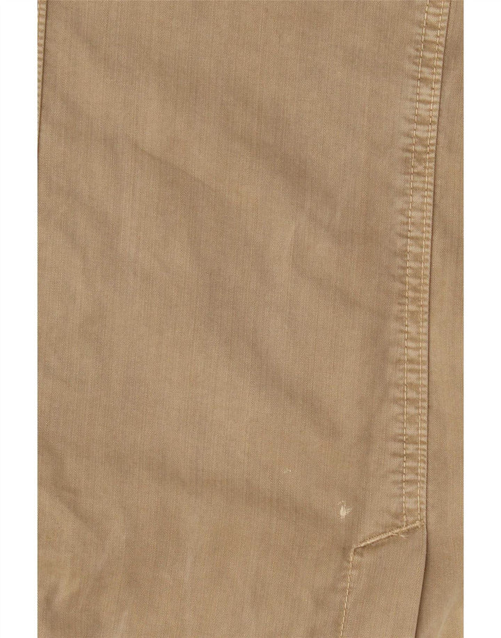 Giacca blazer a 3 bottoni da uomo Marlboro Classics UK 40 grande cotone beige
