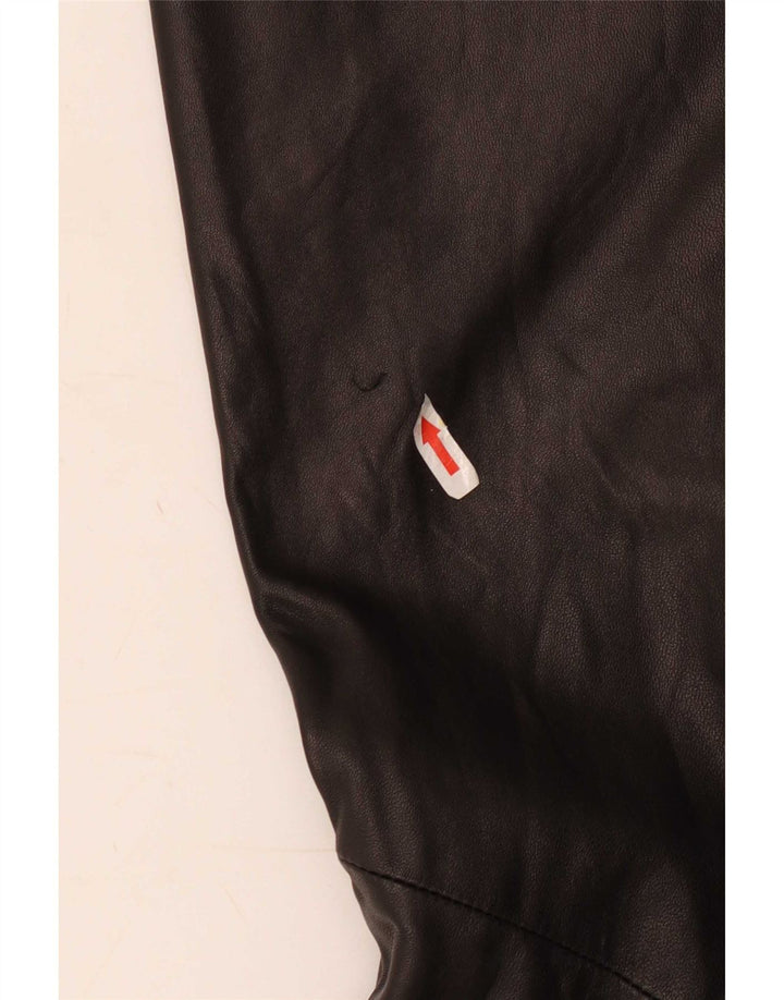 Pantaloni in pelle svasati da donna Danier taglia 8 W24 L31 neri