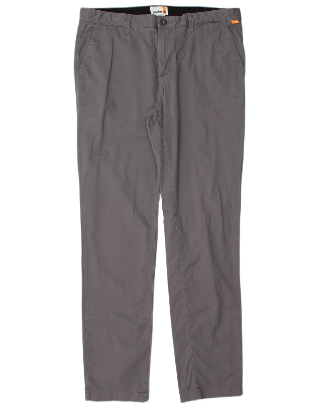Pantaloni chino slim da uomo TIMBERLAND W36 L34 cotone grigio
