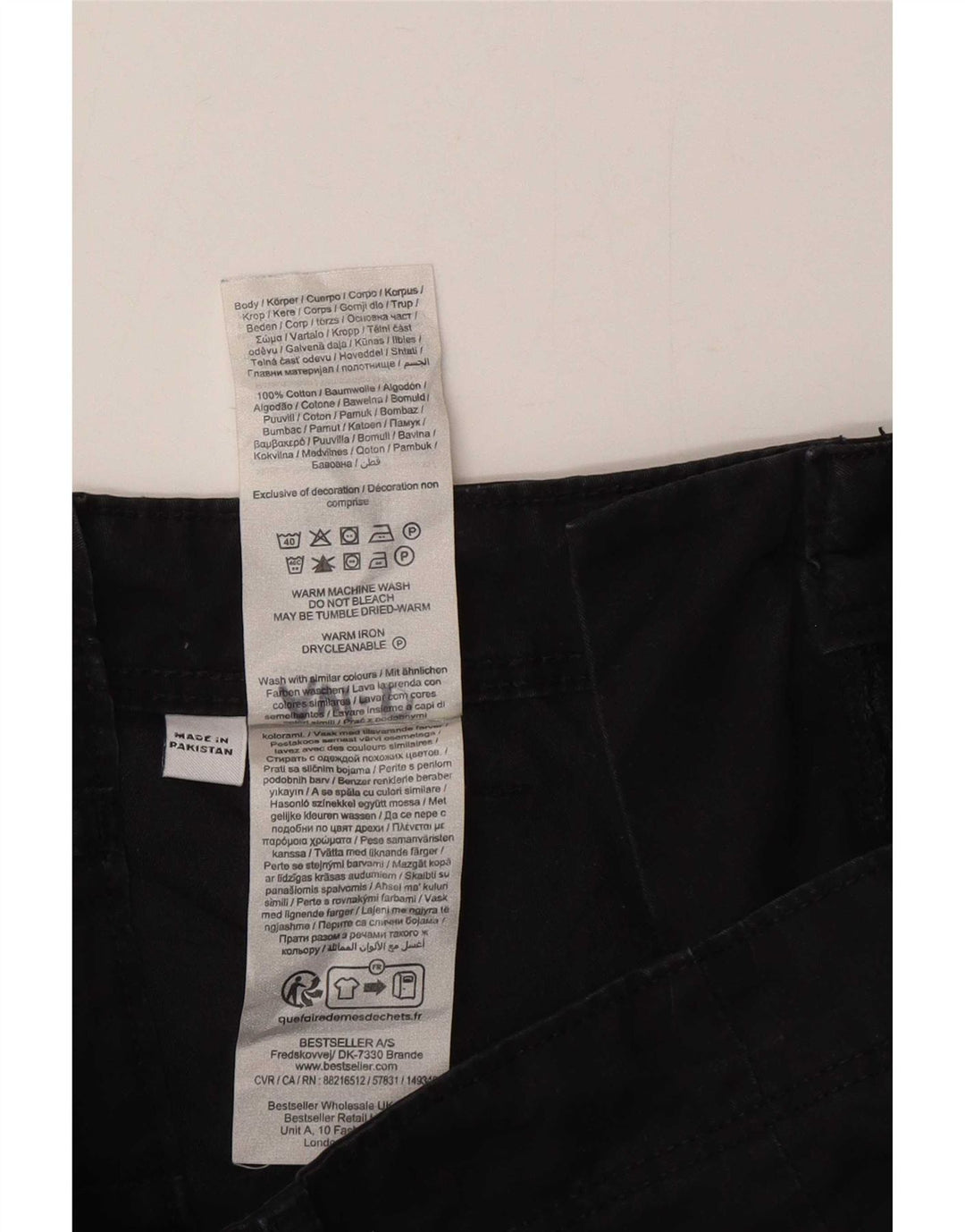 Pantaloncini cargo da uomo Jack & Jones XS W26 cotone nero