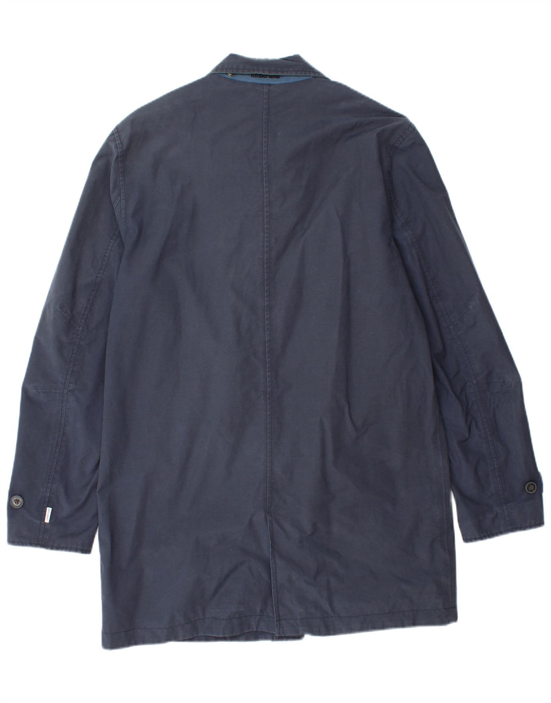 Cappotto giacca a vento da uomo TIMBERLAND UK 38 cotone medio blu navy