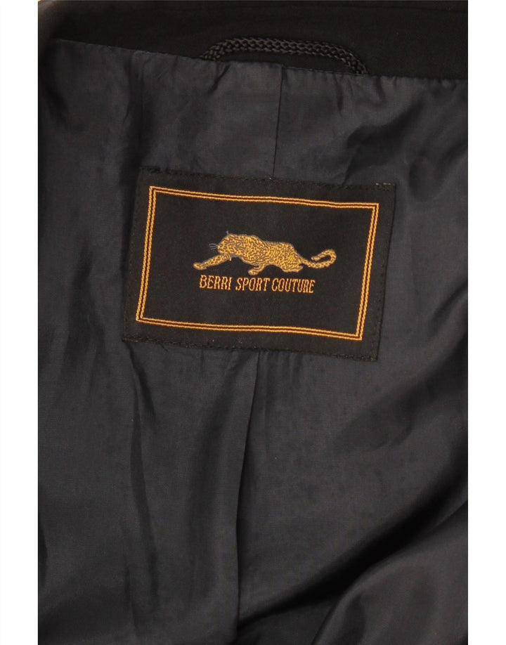 Soprabito da donna VINTAGE UK 14 medio nero