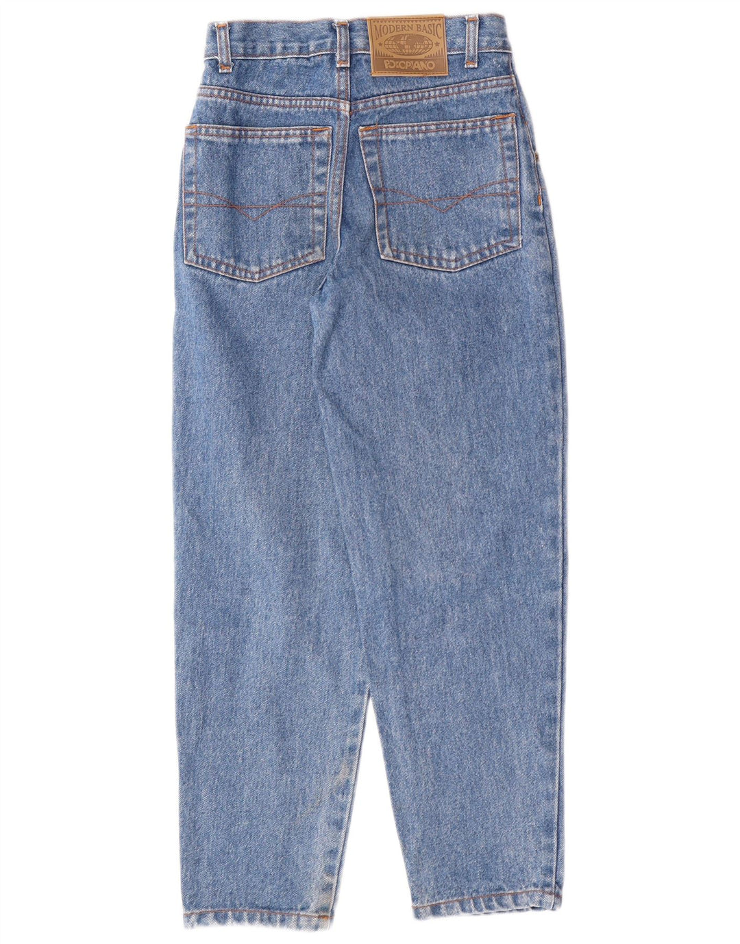 VINTAGE Girls Modern Basic Tapered Jeans 9-10 Years W22 L24 Blue