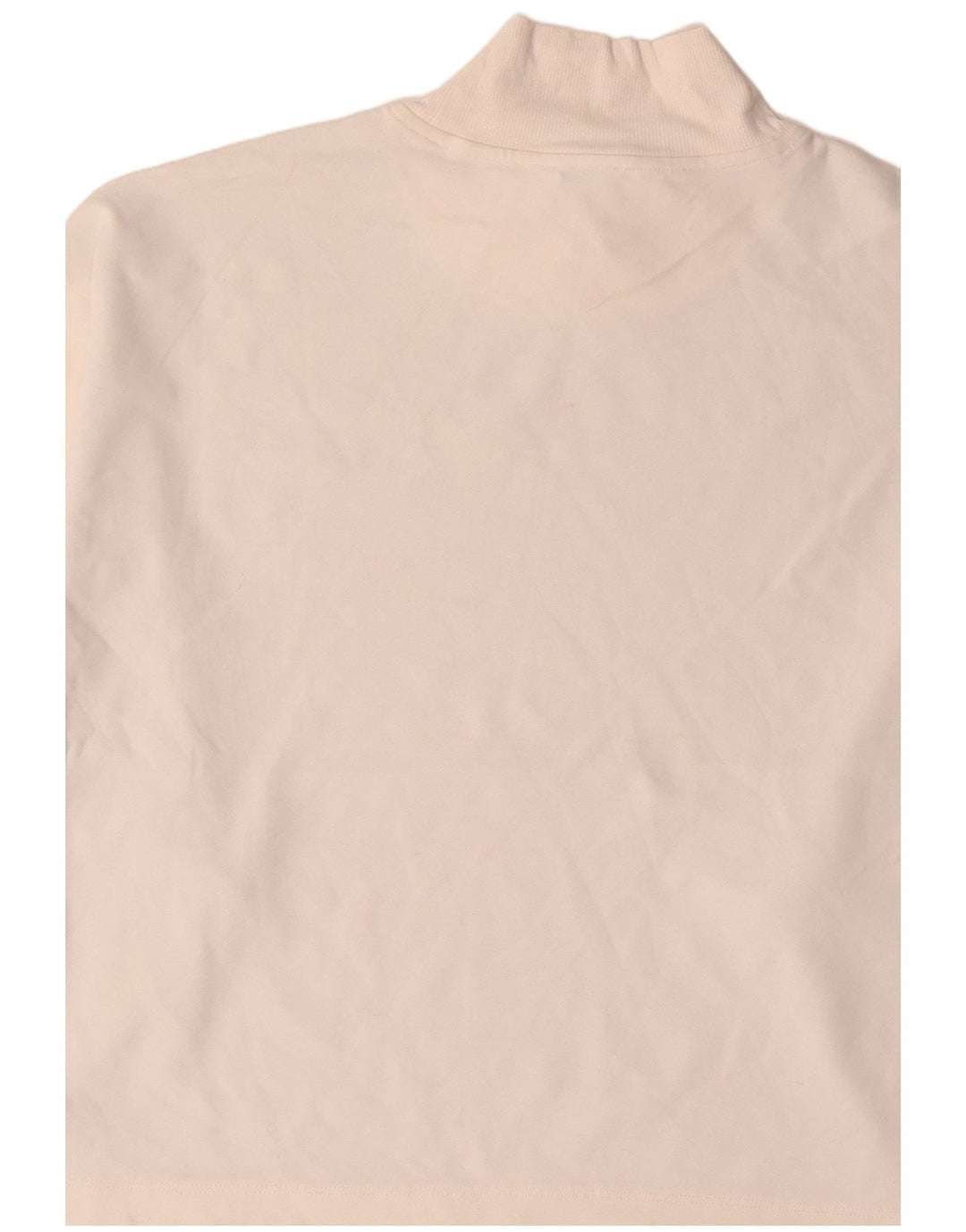 Top corto da donna Athleta a maniche lunghe UK 14 Nylon color block marrone medio