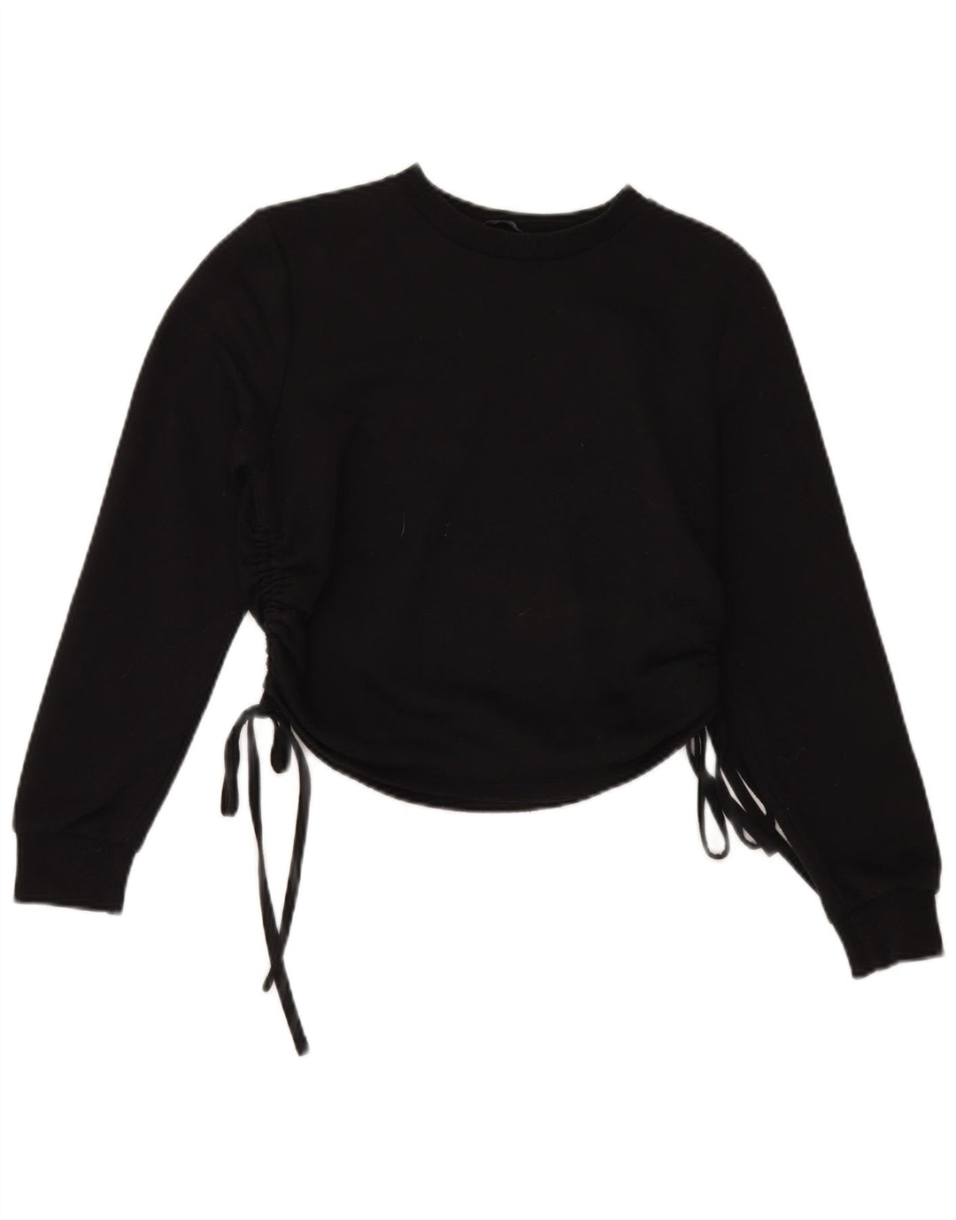 Felpa da donna Zara UK 10 piccola in poliestere nero