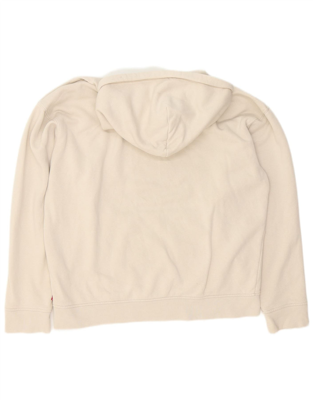 Maglione con cappuccio rilassato da uomo Levi's in cotone bianco medio