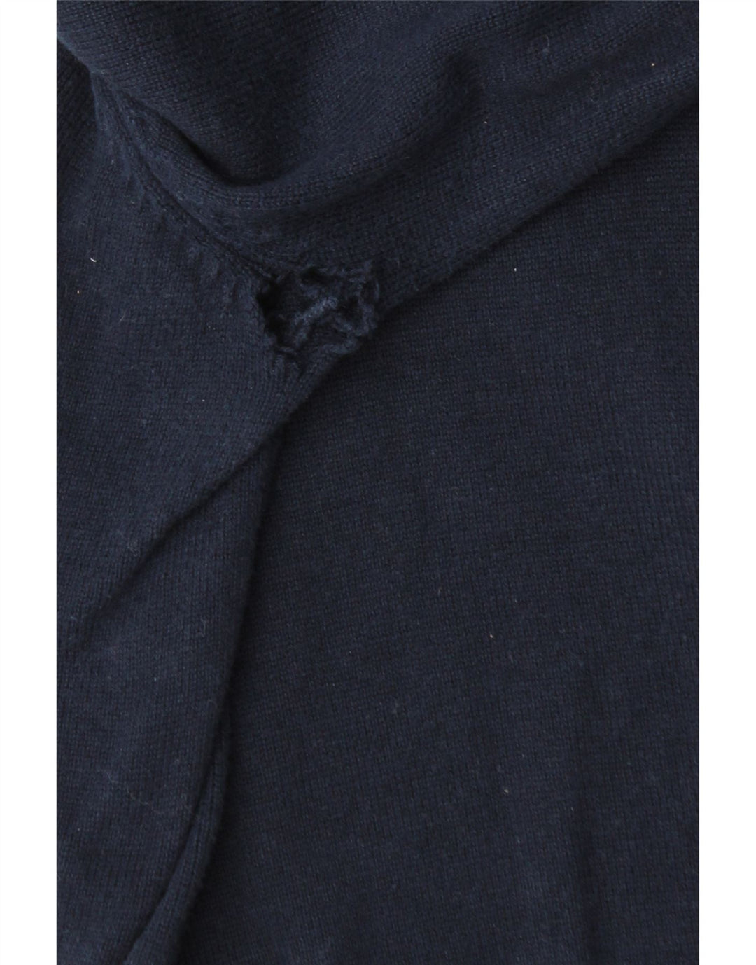 Crew Clothing Maglione da uomo con collo con zip, cotone medio blu navy