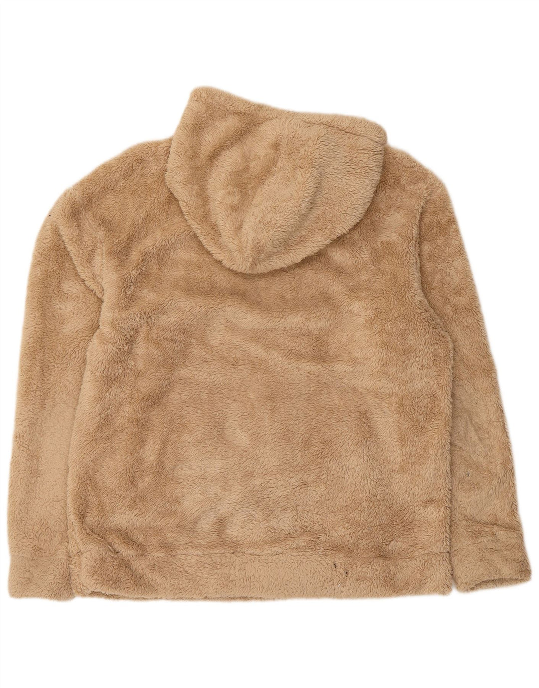 Maglione in Pile con Cappuccio ZARA da Uomo Large Beige