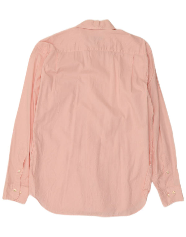 Camicia Uomo Trussardi Jeans Taglia 40 15 1/2 Cotone Rosa Medio