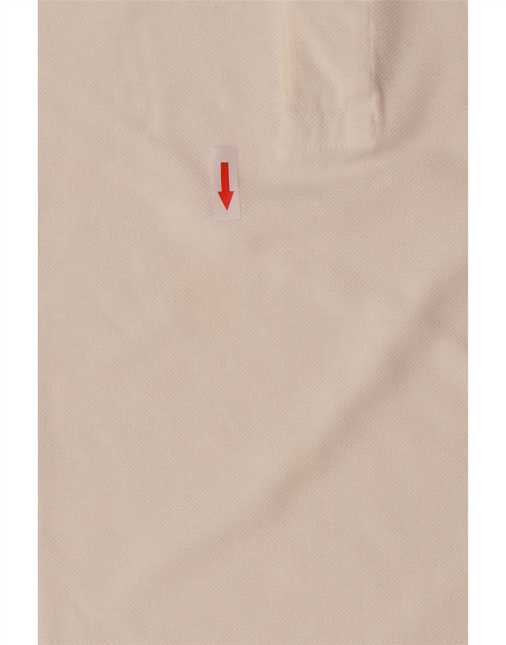 Polo da uomo Lacoste taglia 3 piccola in cotone bianco