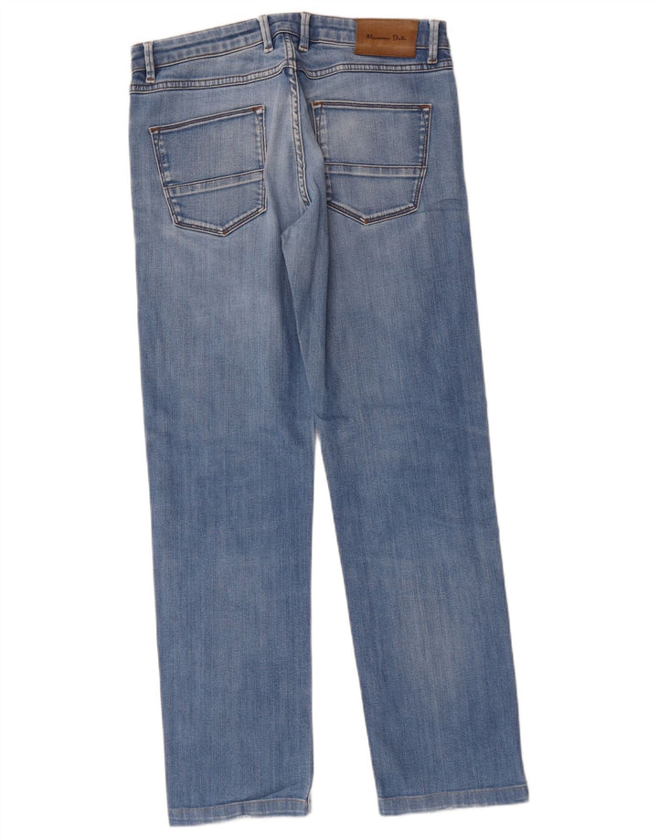 Massimo Dutti Jeans dritti da uomo vestibilità casual EU 40 medio W31 L29 blu
