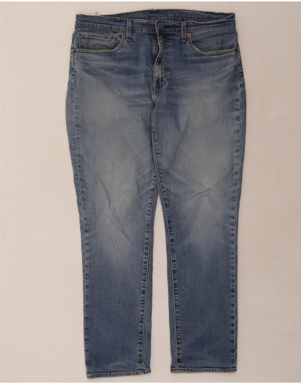 Levi's Uomo 511 Slim Jeans W36 L32 Cotone Blu