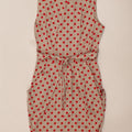 CLOSET Womens Bodycon Dress UK 10 Small Beige Polka Dot Polyester Vintage CLOSET and Second-Hand CLOSET from Messina Hembry 