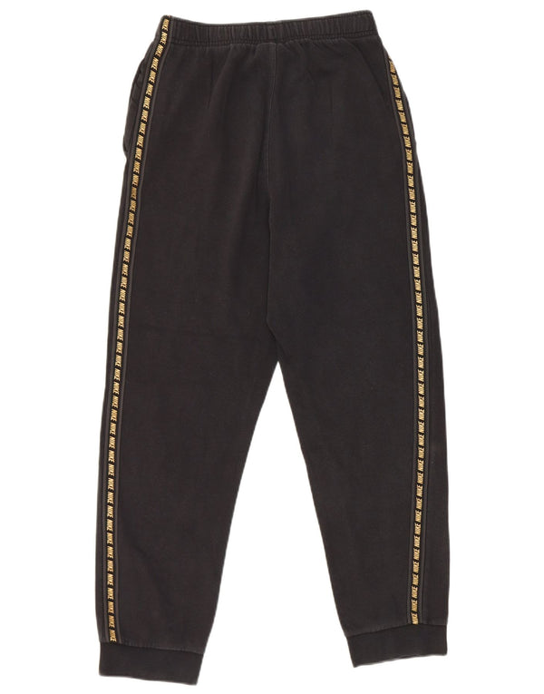 Pantaloni da tuta con grafica NIKE da ragazzo, pantaloni da jogging, 13-14 anni, XL, cotone nero