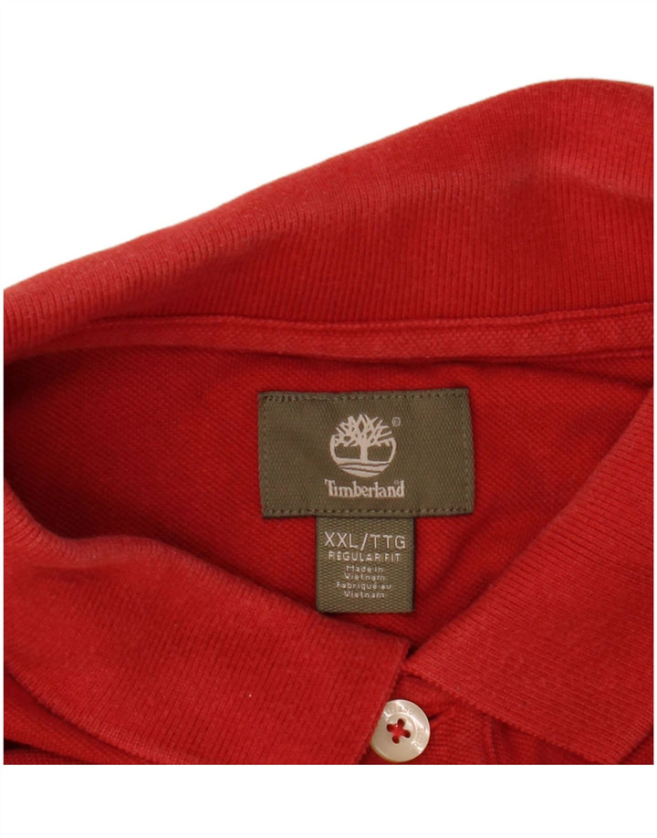 Polo Timberland da uomo vestibilità regolare 2XL rossa