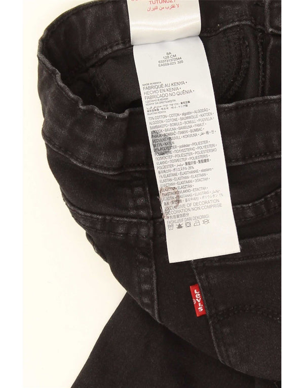 Jeans Jeggings per ragazze Levi's 7-8 anni W20 L22 cotone nero