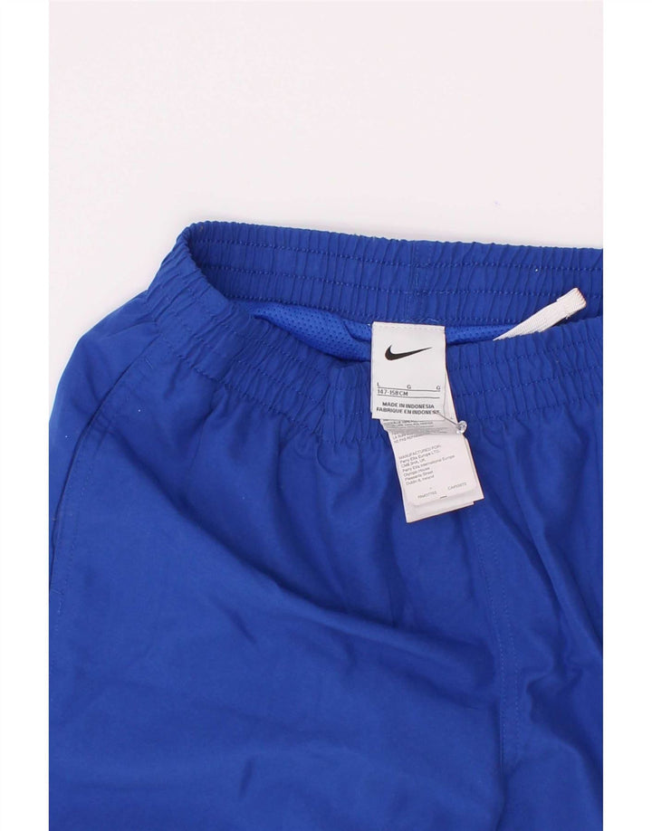 Pantaloncini sportivi Nike da ragazzo 12-13 anni Large Blu in poliestere