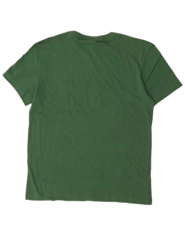 T-shirt Lacoste da uomo vestibilità regolare taglia 5 grande in cotone verde