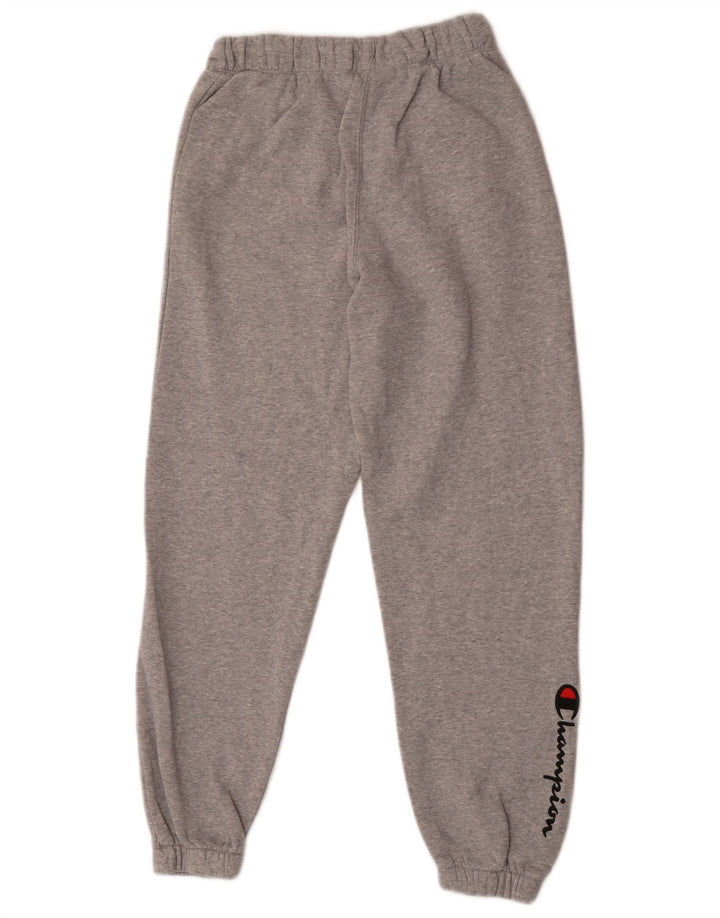 Pantaloni da tuta da uomo Champion Joggers piccoli in cotone grigio