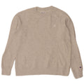 Felpa da uomo Champion Jumper XS in cotone chiazzato grigio