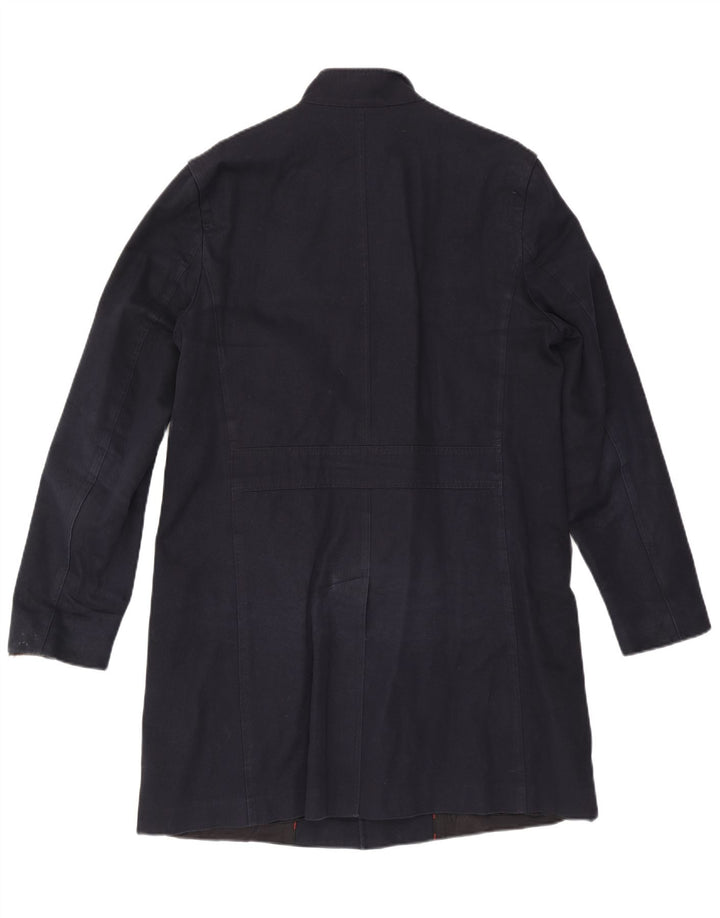 Cappotto da uomo Hugo Boss EU 52 XL cotone blu navy