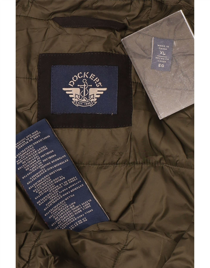 Dockers Bomber da uomo con cappuccio UK 42 XL Poliestere nero