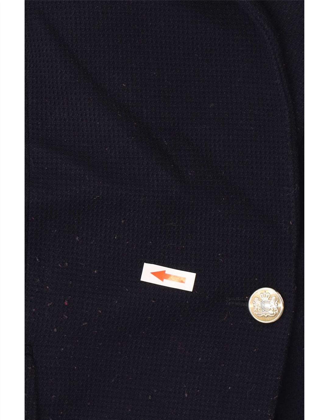 Giacca blazer da donna a 1 bottone Zara UK 14 grande poliestere blu navy