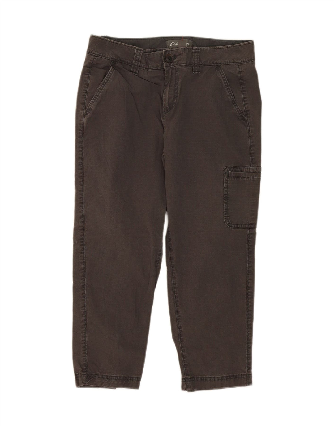 EDDIE BAUER Womens Straight Cargo Capri Trousers US 8 Medium W32 L23 Grey Vintage Eddie Bauer and Second-Hand Eddie Bauer from Messina Hembry 