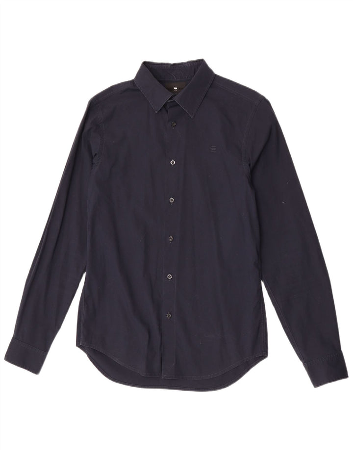 Camicia da uomo G-Star piccola blu navy