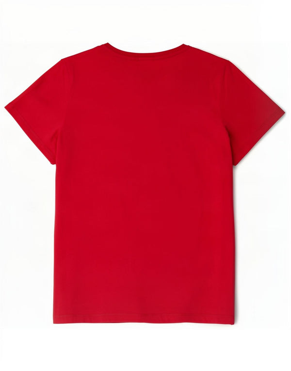 Gant T-shirt grafica da donna Top UK 16 Large Rosa Cotone