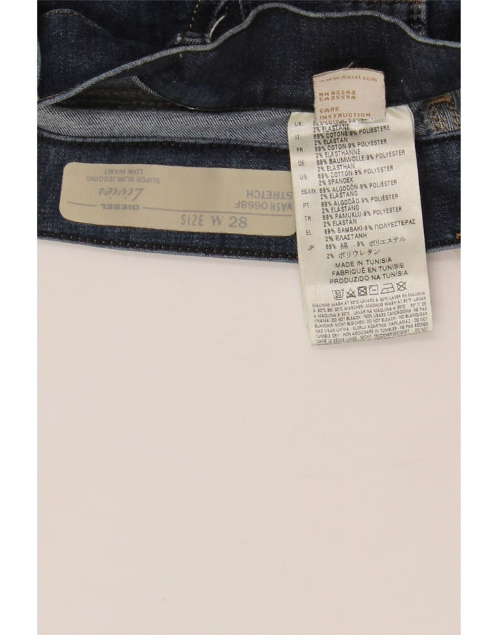 DIESEL Jeans Jeggings super slim Livier a vita bassa da donna W28 L34 Blu