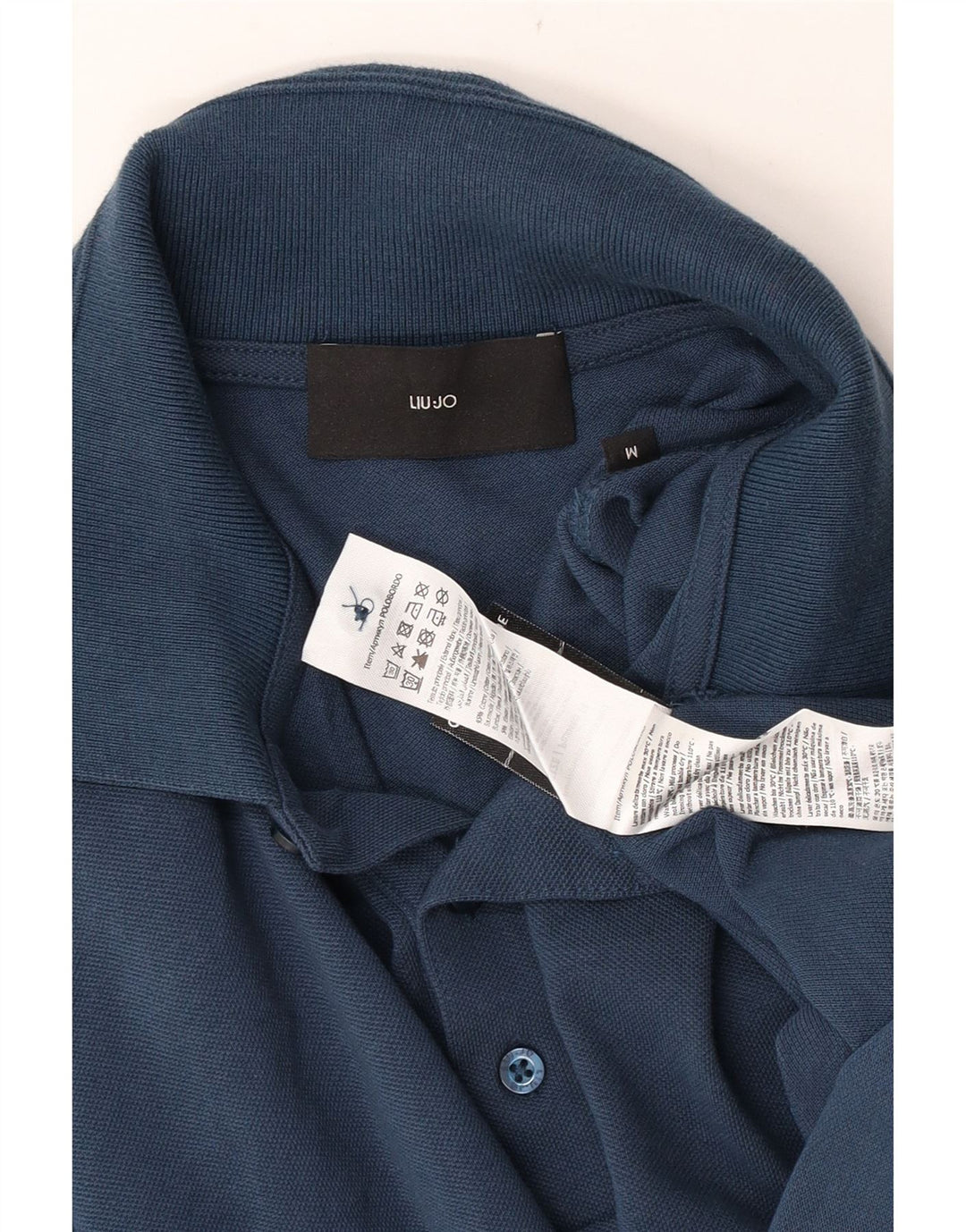 Polo Uomo Liu Jo Media Cotone Blu Navy