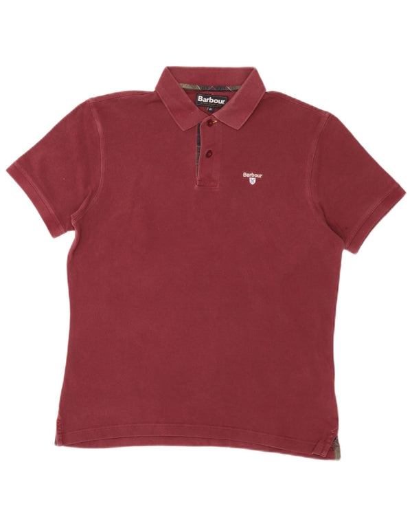 Polo da uomo Barbour Borgogna media