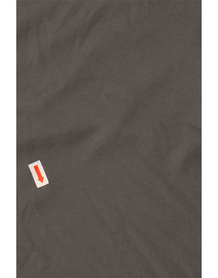 T-shirt Adidas Climacool da uomo Top piccola in poliestere color block grigio
