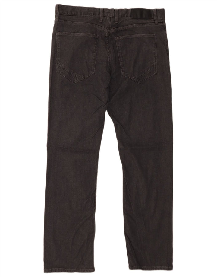 MARKS & SPENCER Mens Straight Jeans W36 L31 Grey Cotton