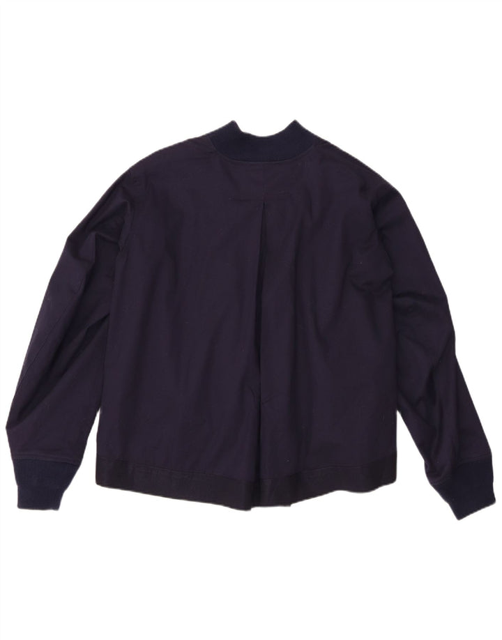 Giubbotto bomber da uomo Roberto Collina UK 36 piccolo cotone blu navy