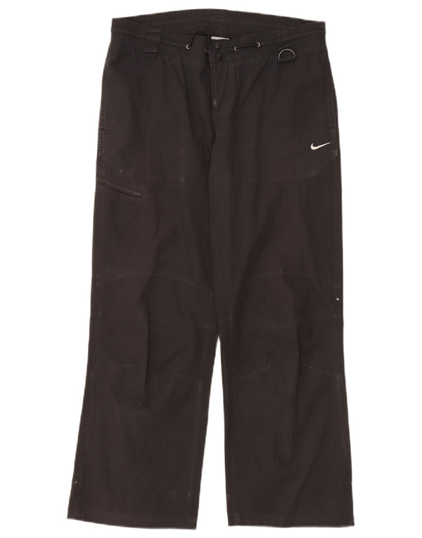 Pantaloni cargo da trekking Nike da donna US 6/8 XS W25 L26 poliestere nero