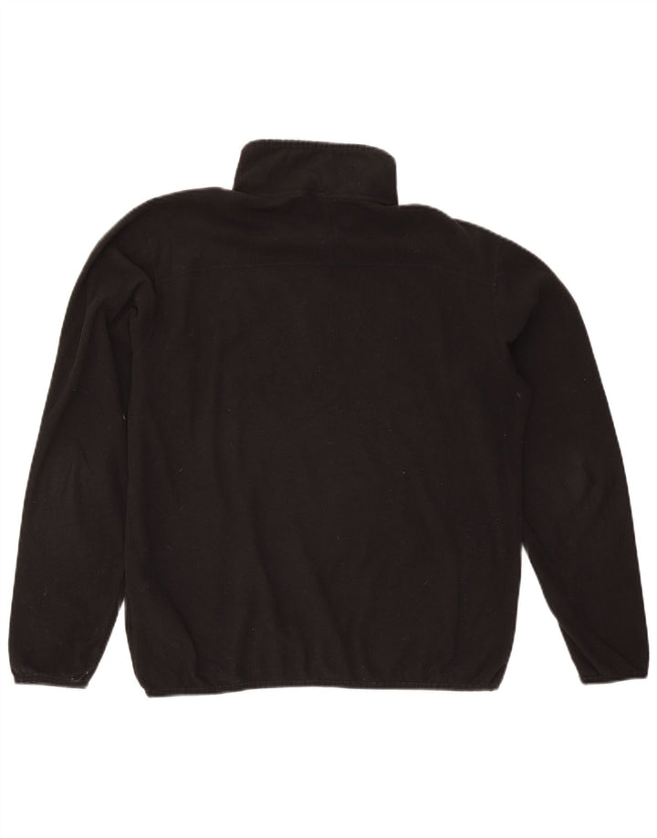 Maglione in pile da uomo The North Face con zip e collo in poliestere nero medio