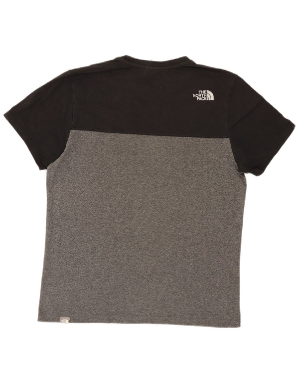 T-shirt da uomo The North Face Top grigio medio color block