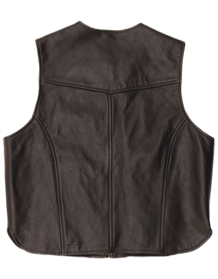 Gilet in pelle da donna A-Pro UK 18 XL Pelle nera