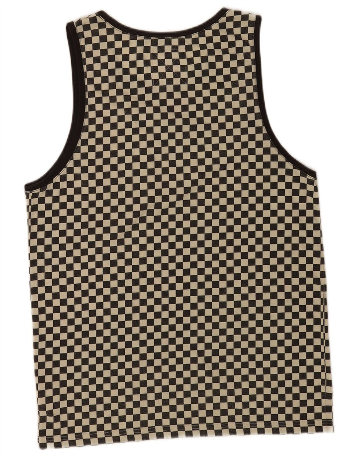 Canotta da uomo Vans in cotone geometrico nero medio