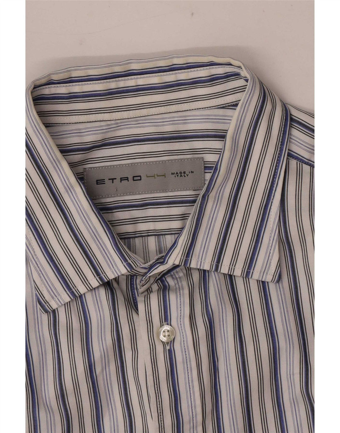 Camicia da uomo a maniche corte Etro taglia 44 XL a righe multicolore