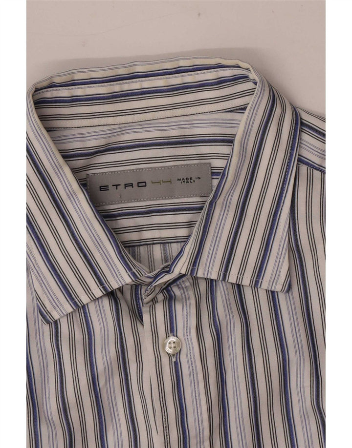 Camicia da uomo a maniche corte Etro taglia 44 XL a righe multicolore