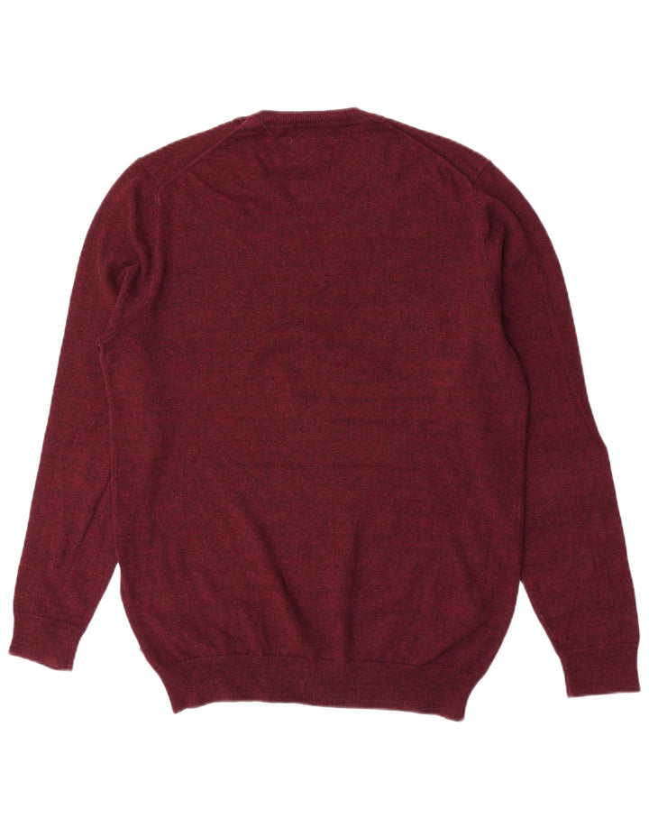 Maglione da uomo girocollo Superdry in cotone marrone medio