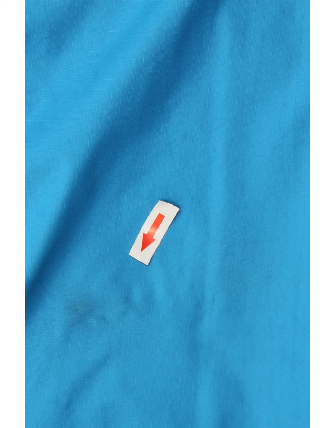 Giacca antipioggia da uomo Adidas con cappuccio UK 40 Large Blu Nylon
