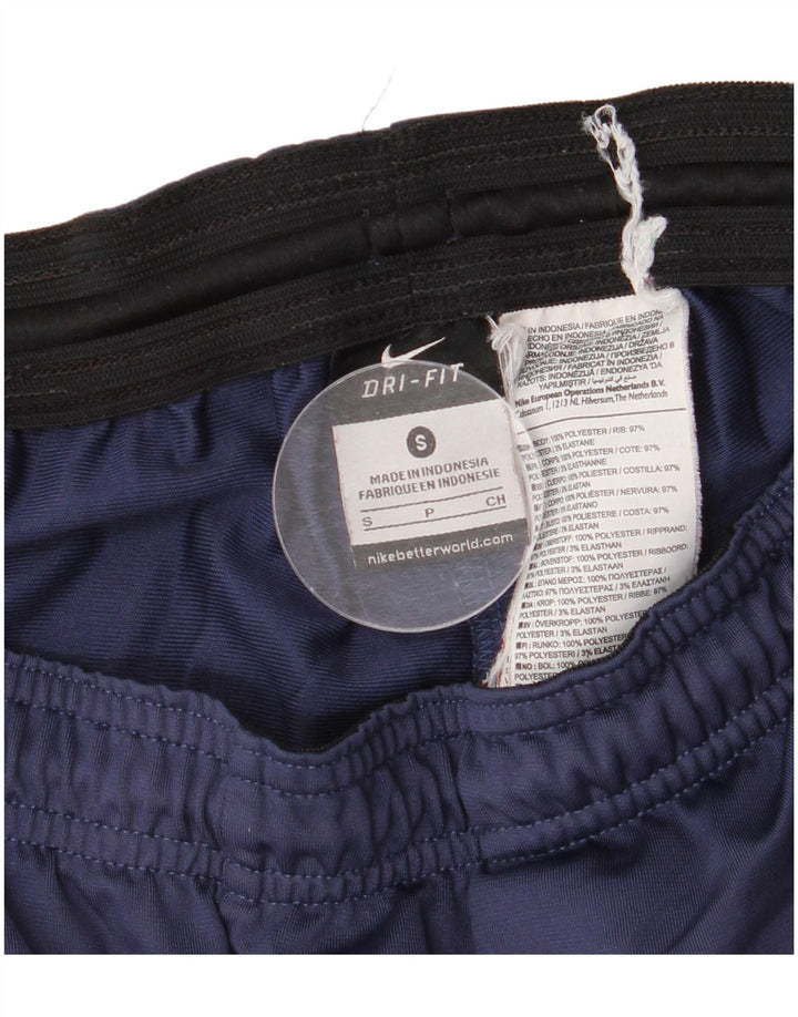 Pantaloni da tuta Nike Dri Fit da uomo piccoli in poliestere blu navy