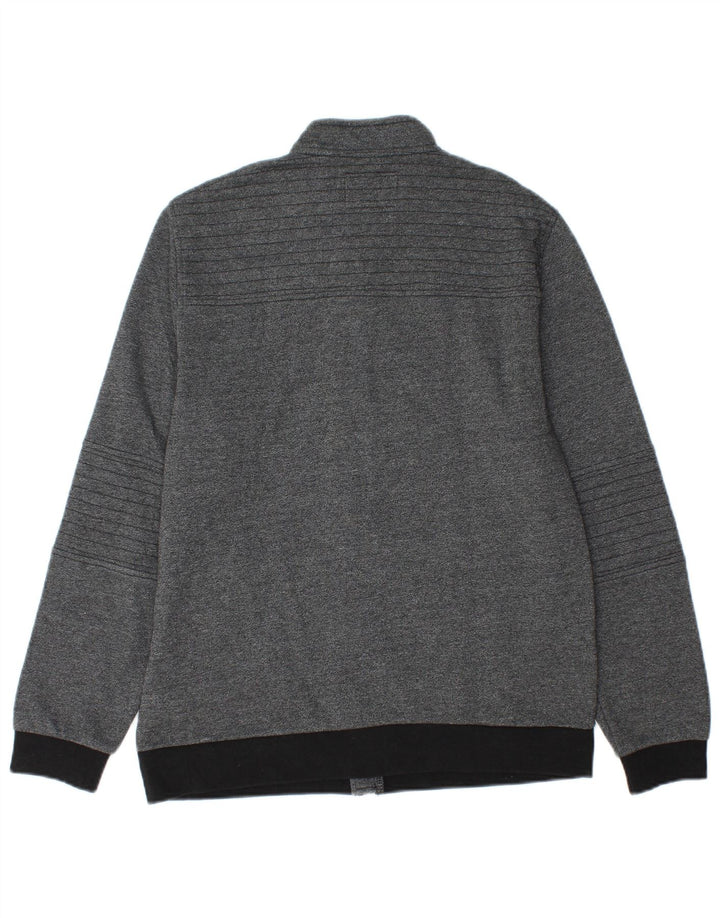 Giubbotto bomber da uomo Guess UK 34 XS in cotone color block grigio