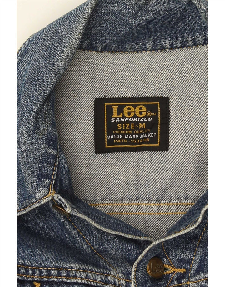 Giacca di jeans corta Lee per ragazzi 8-9 anni in cotone blu medio