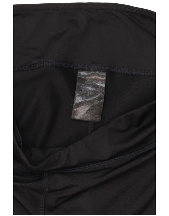 Leggings Adidas Climalite Capri da donna UK 12/14 Poliestere nero medio